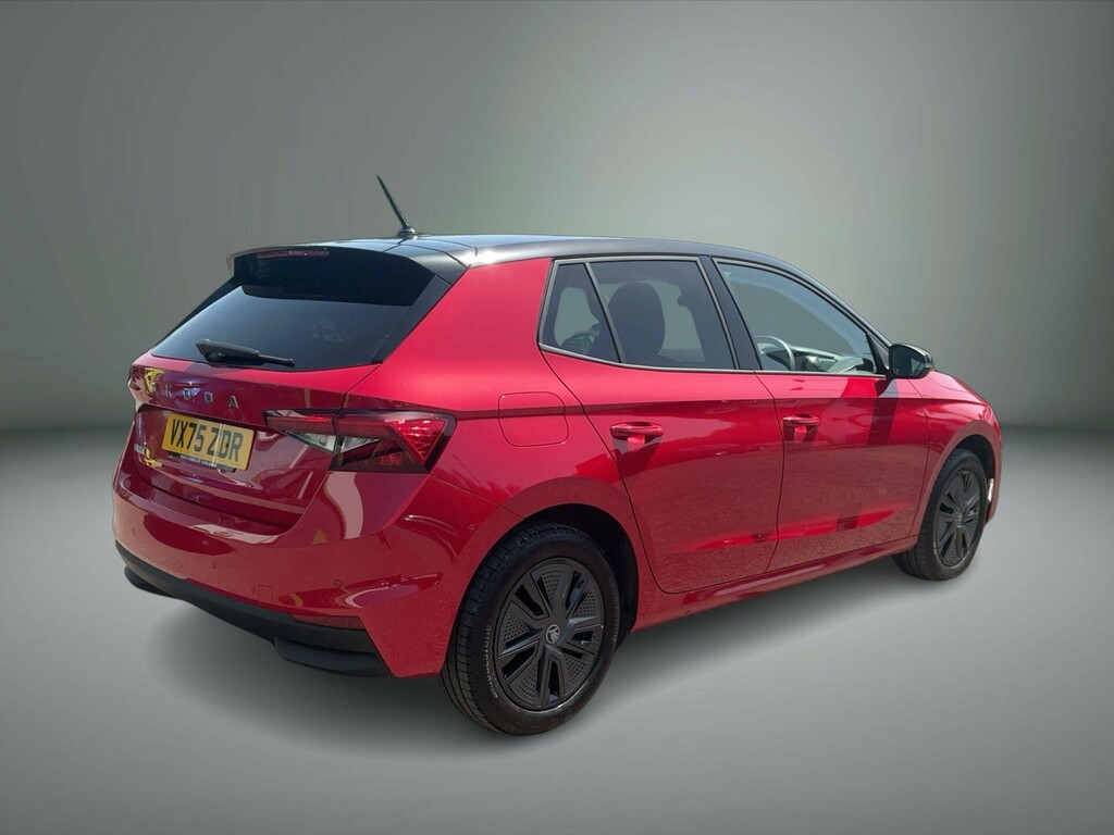 Skoda Fabia 1.0 Tsi Design Edition Euro 6 Ss VX75ZDR Red #4