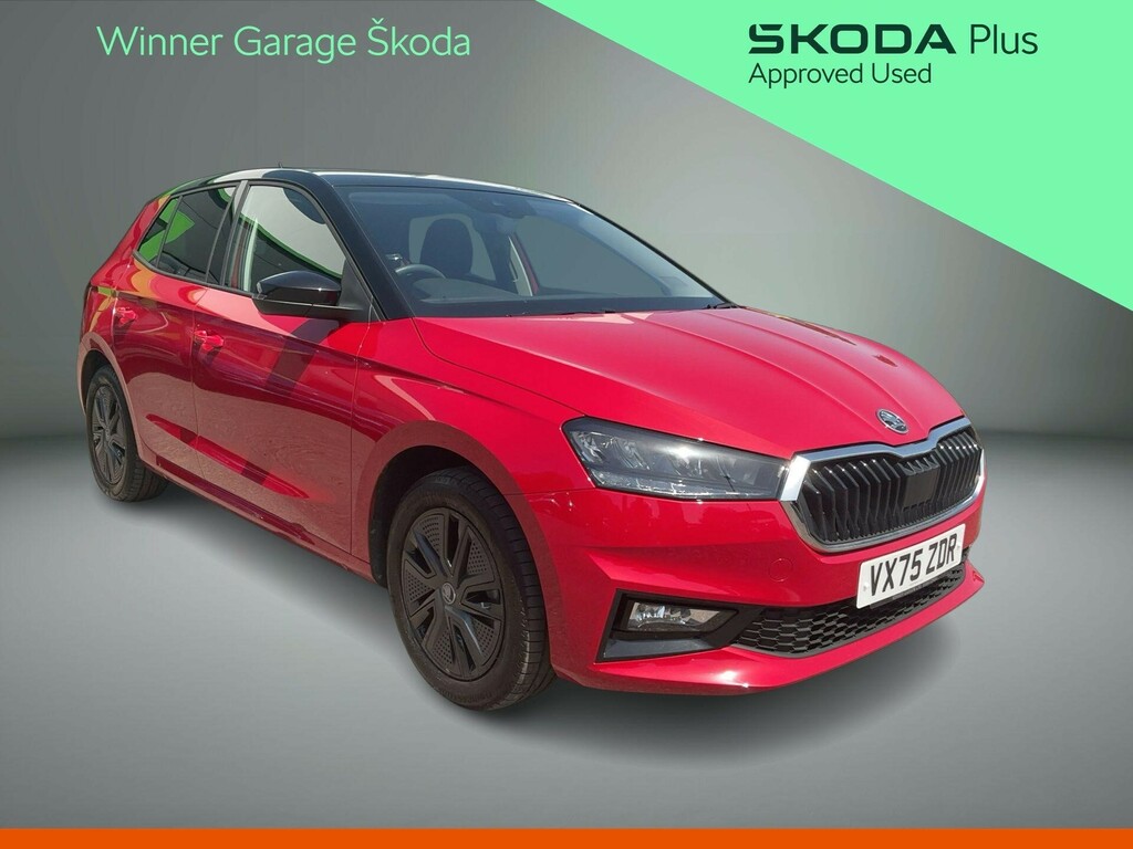Skoda Fabia 1.0 Tsi Design Edition Euro 6 Ss VX75ZDR Red #2