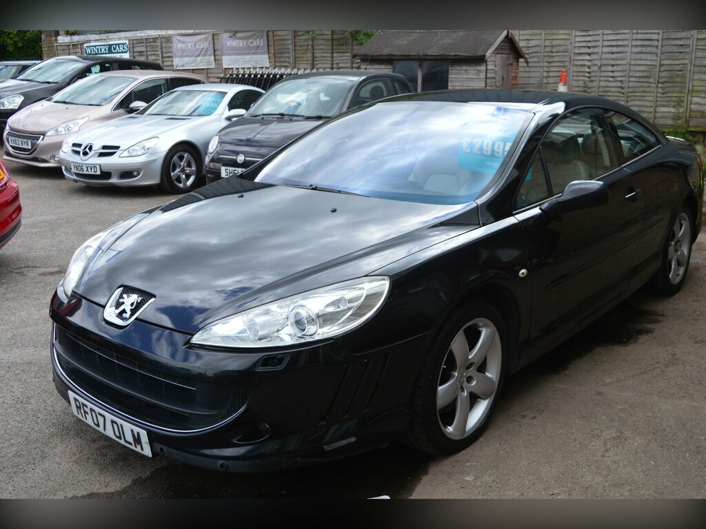 Peugeot 407 2.7 Hdi Se Coupe 226 Gkm, 2 RF07OLM Black #3
