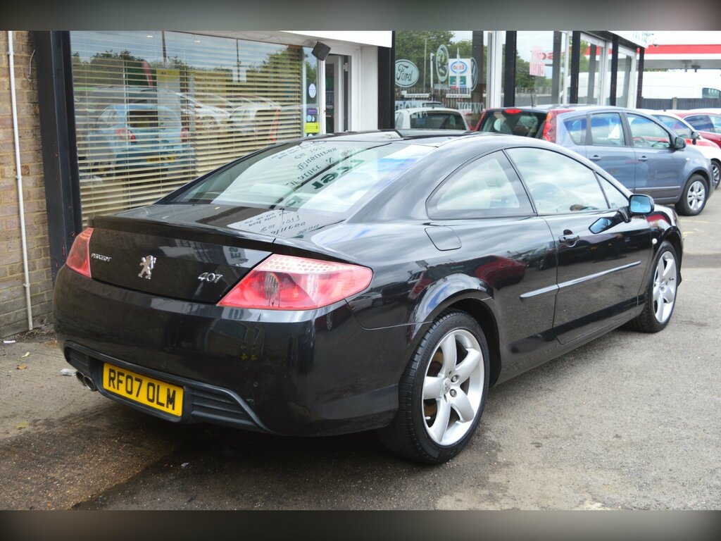 Peugeot 407 2.7 Hdi Se Coupe 226 Gkm, 2 RF07OLM Black #6