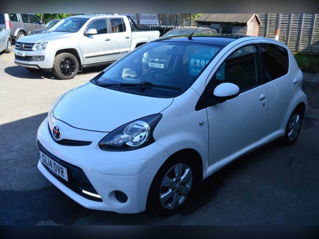 Toyota Aygo 1.0 Vvt-i Move Hatchback Euro 5 GL14OVR White #4
