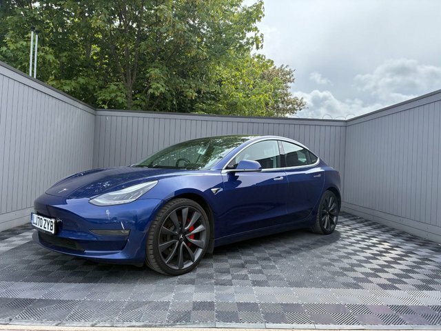 Tesla Model 3 Dual Motor Performance Saloon LJ70ZYB Blue #2