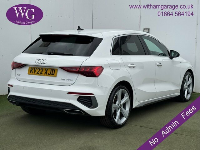 Audi A3 Tfsi 35 S Line KV22XJD White #2