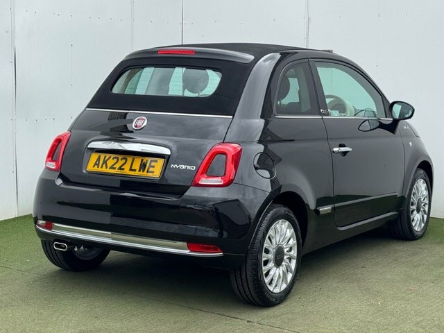 Fiat 500C Mhev Dolcevita Convertible Black #3