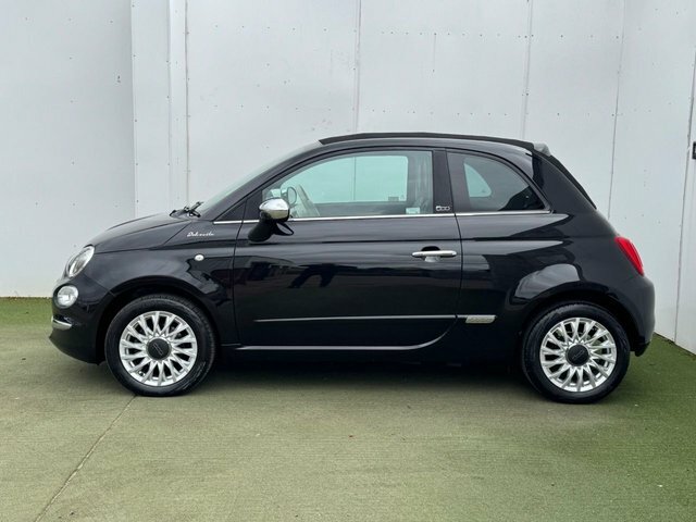 Fiat 500C Mhev Dolcevita Convertible Black #5