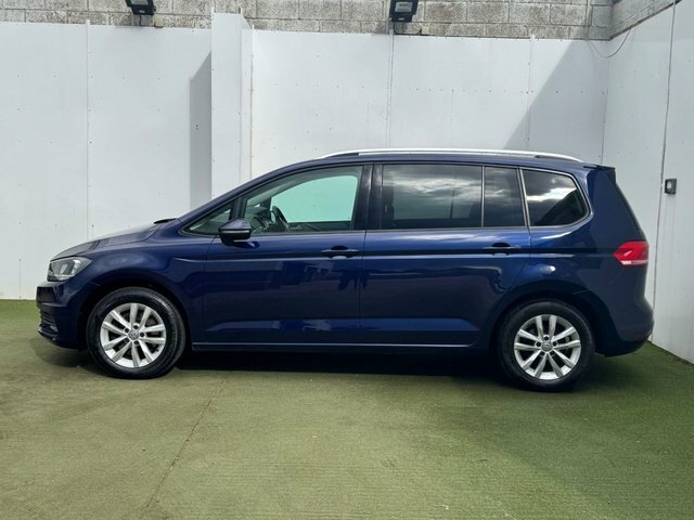 Volkswagen Touran Tdi Bluemotion Tech Se Blue #4