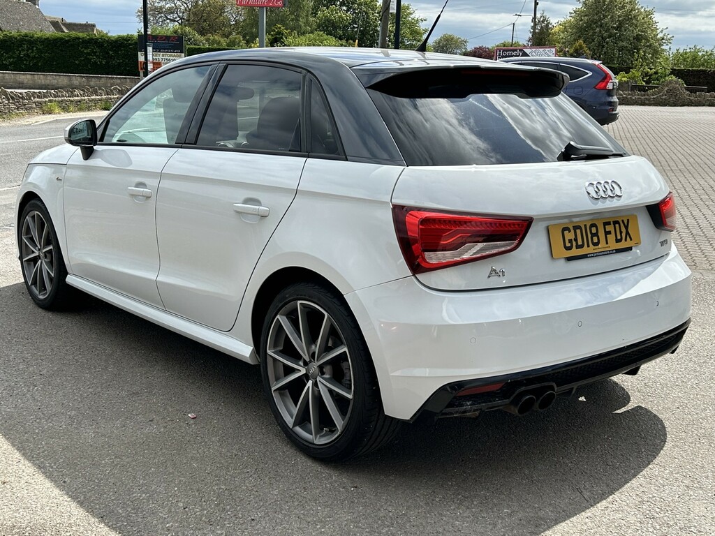 Audi A1 Hatchback 1.4 Tfsi Black Edition 2018 GD18FDX White #3