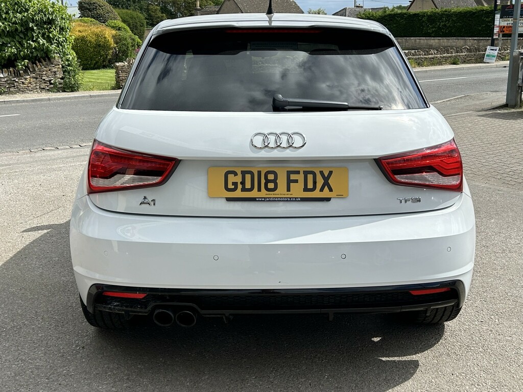 Audi A1 Hatchback 1.4 Tfsi Black Edition 2018 GD18FDX White #4