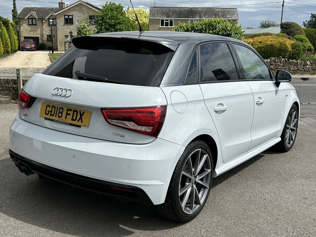 Audi A1 Hatchback 1.4 Tfsi Black Edition 2018 GD18FDX White #5