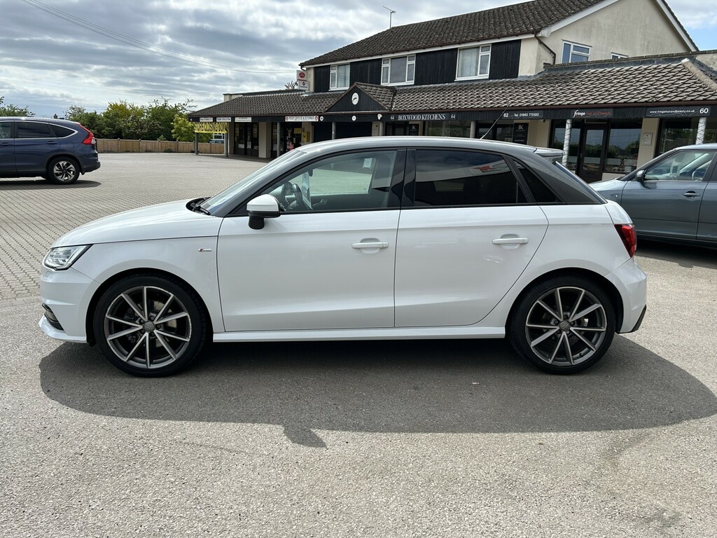 Audi A1 Hatchback 1.4 Tfsi Black Edition 2018 GD18FDX White #2