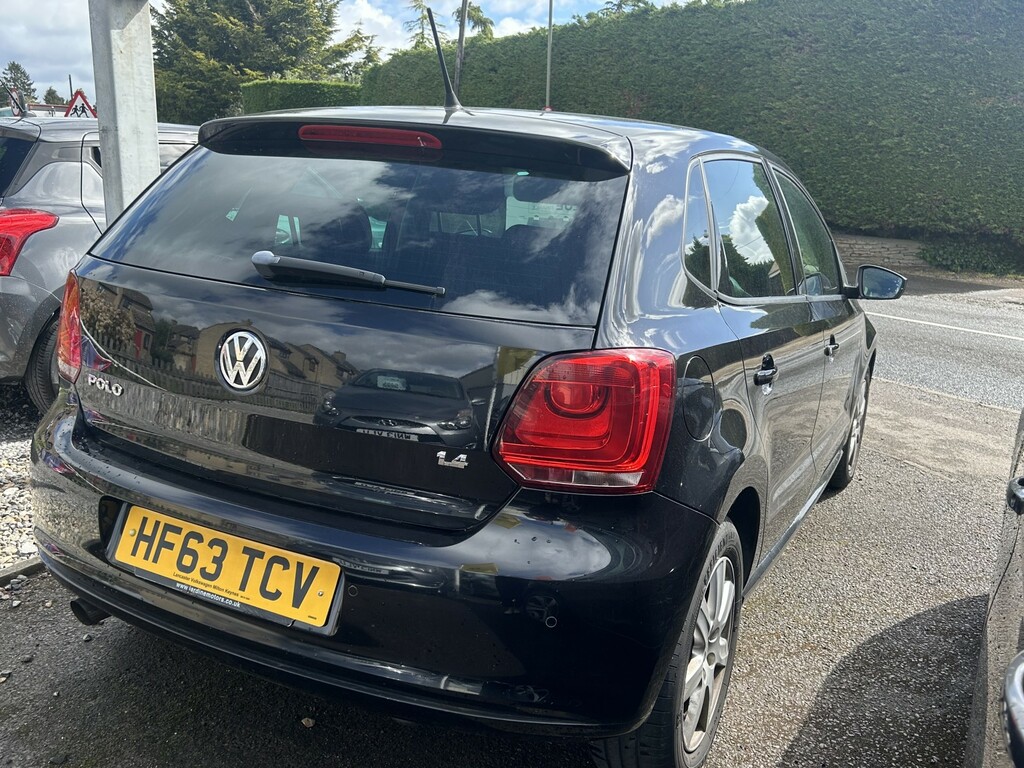 Volkswagen Polo Hatchback 1.4 Match Edition 2013 HF63TCV Black #3