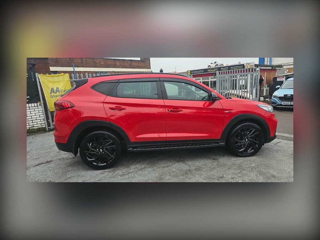 Hyundai Tucson 1.6 Crdi Mhev N Line Dct Euro 6 Ss HN70YAY Red #5