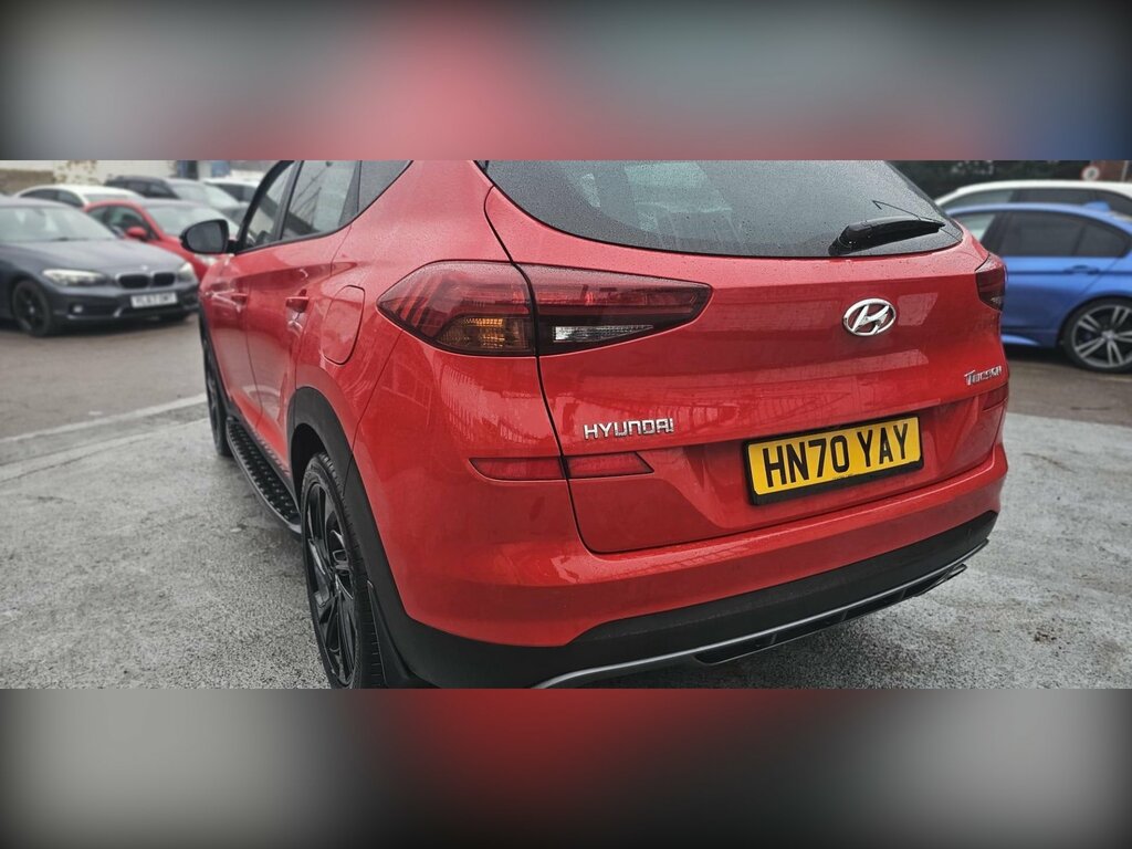 Hyundai Tucson 1.6 Crdi Mhev N Line Dct Euro 6 Ss HN70YAY Red #3