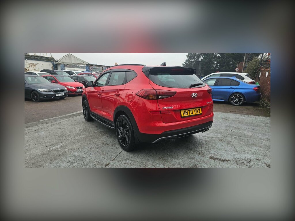 Hyundai Tucson 1.6 Crdi Mhev N Line Dct Euro 6 Ss HN70YAY Red #2