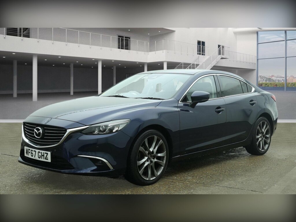 Mazda 6 2.2 Skyactiv-d Sport Nav Euro 6 Ss WF67GHZ Blue #2