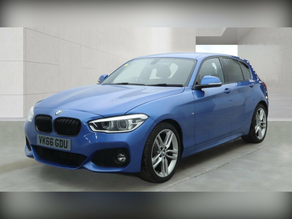 BMW 1 Series 1.5 116D M Sport Euro 6 Ss VK66GDU Blue #4