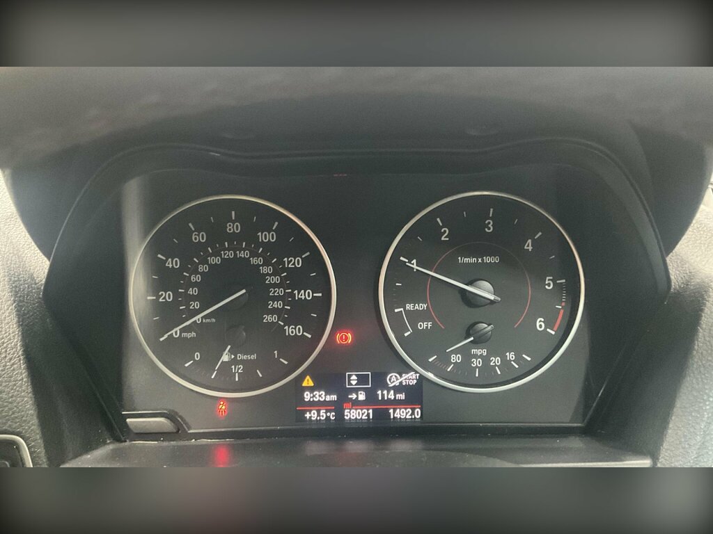 BMW 1 Series 1.5 116D M Sport Euro 6 Ss VK66GDU Blue #5