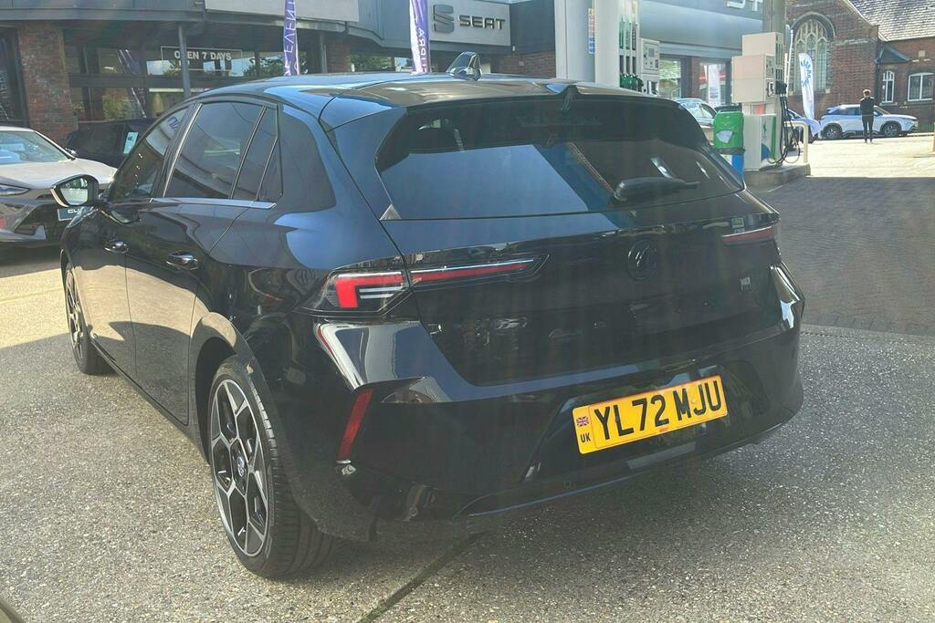 Vauxhall Astra 1.2 Turbo Ultimate Hatchback YL72MJU Black #2