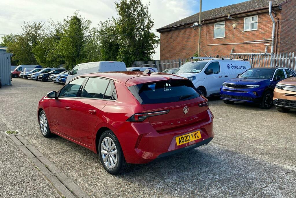 Vauxhall Astra 1.2 Turbo Design Hatchback AO23YVC Red #2