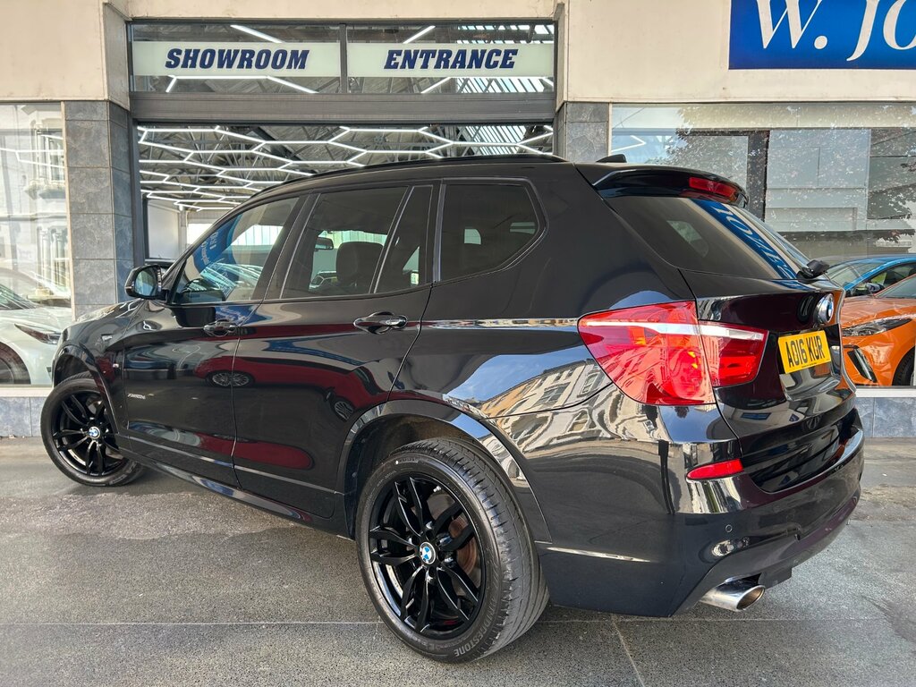 BMW X3 2.0 20D M Sport Suv Xdrive Euro 6 Ss AO16KUR Black #4