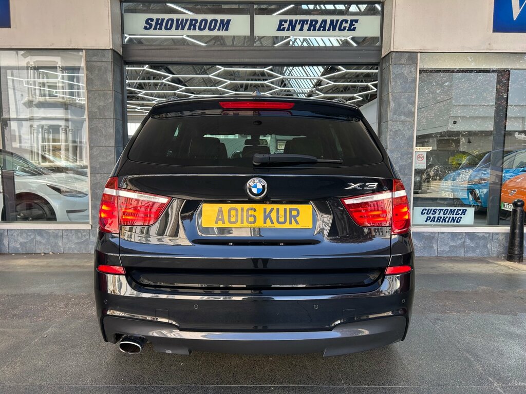 BMW X3 2.0 20D M Sport Suv Xdrive Euro 6 Ss AO16KUR Black #5