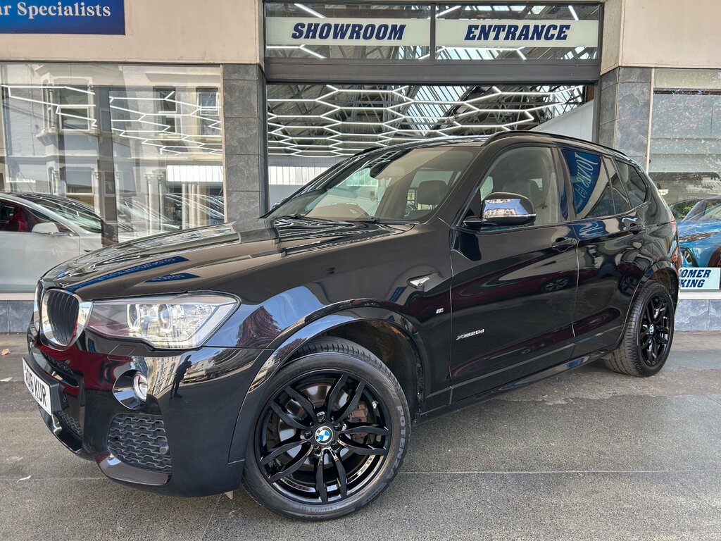 BMW X3 2.0 20D M Sport Suv Xdrive Euro 6 Ss AO16KUR Black #2