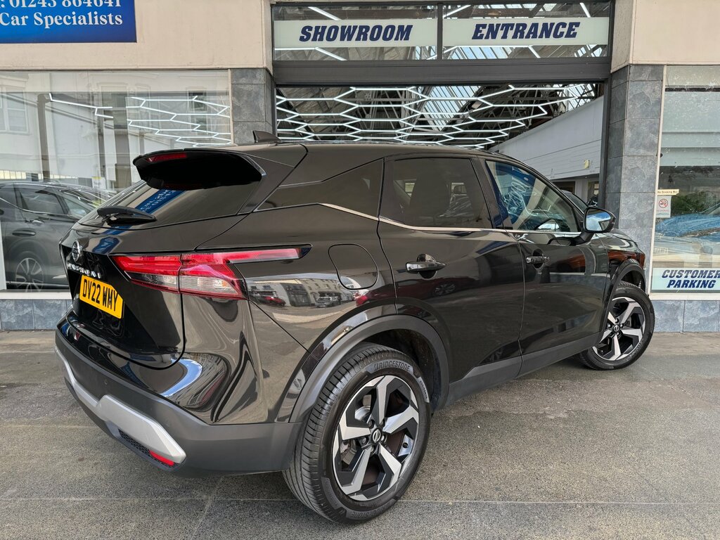 Nissan Qashqai 1.3 Dig-t Mhev N-connecta Suv Hybrid DV22WMY Black #6