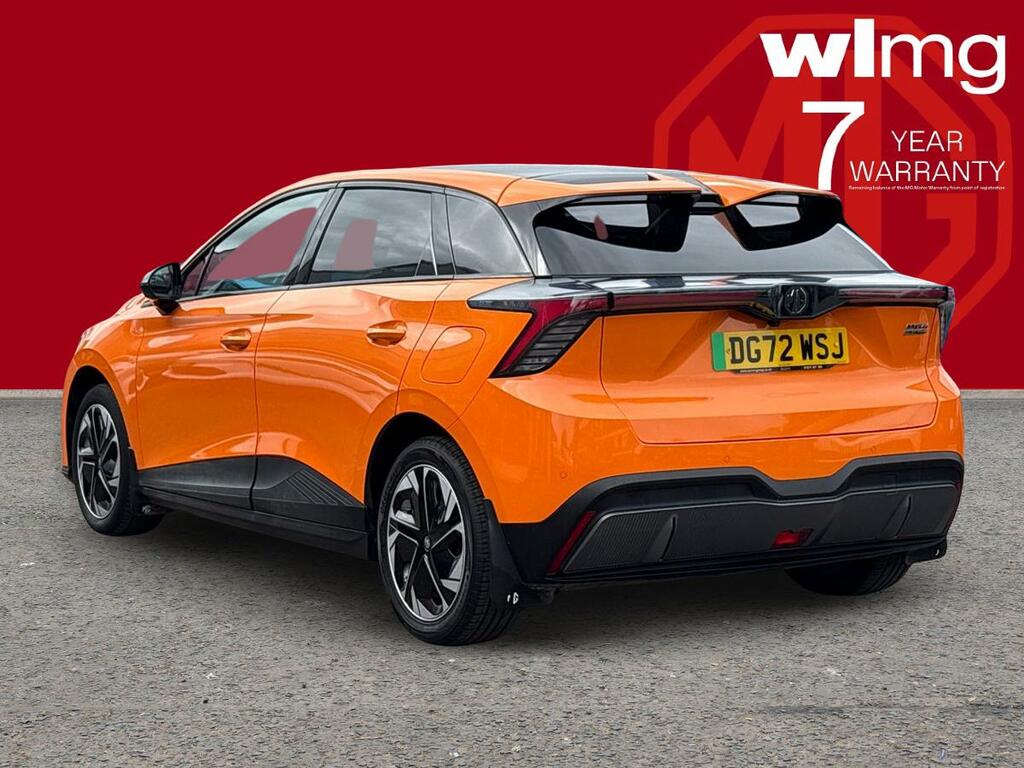 MG MG4 64Kwh Trophy Long Range Hatchback Aut DG72WSJ Orange #2