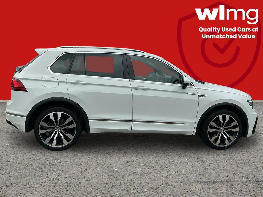 Volkswagen Tiguan 2.0 Tdi R-line Tech Suv Dsg Euro 6 Ss LV69FXO White #4