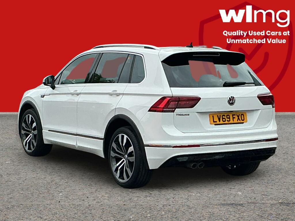 Volkswagen Tiguan 2.0 Tdi R-line Tech Suv Dsg Euro 6 Ss LV69FXO White #2