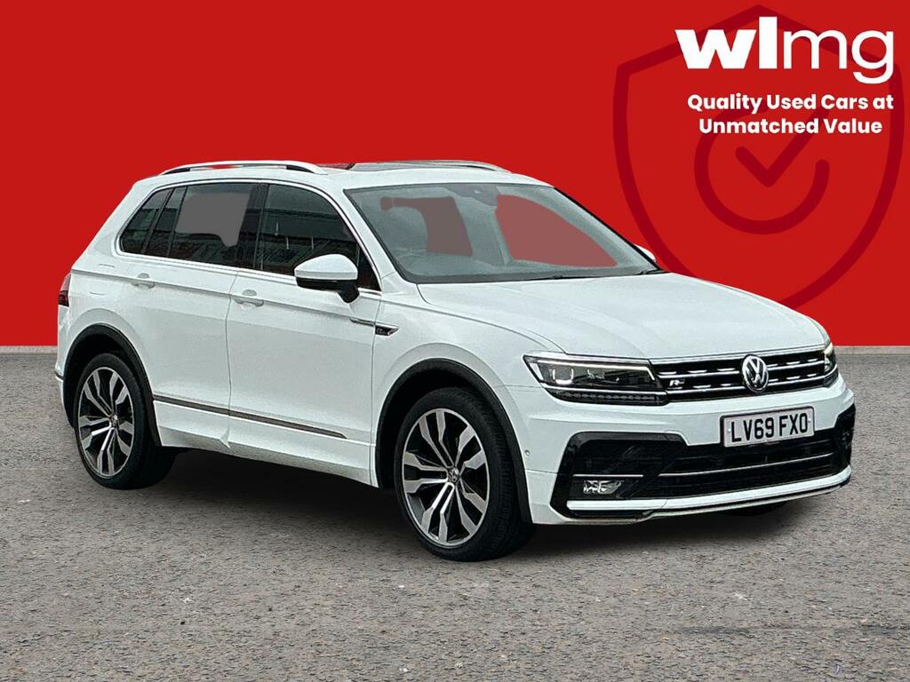 Volkswagen Tiguan 2.0 Tdi R-line Tech Suv Dsg Euro 6 Ss White