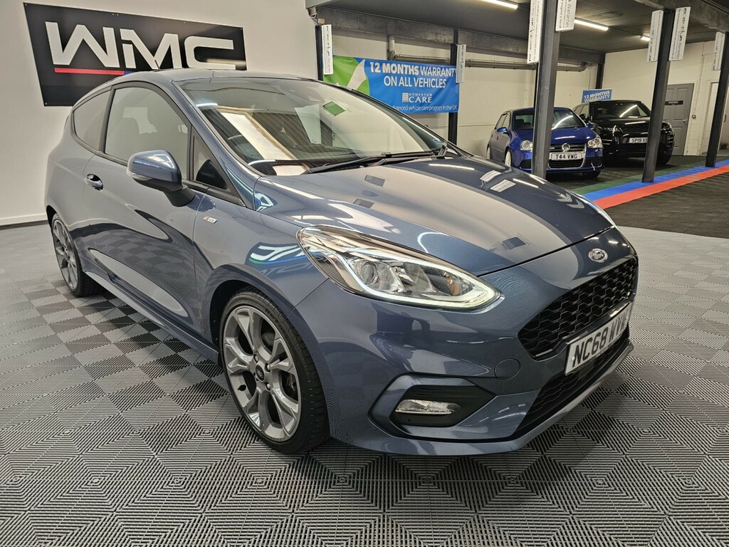 Ford Fiesta 1.0 T Ecoboost St-line X NC68WVW Blue #2