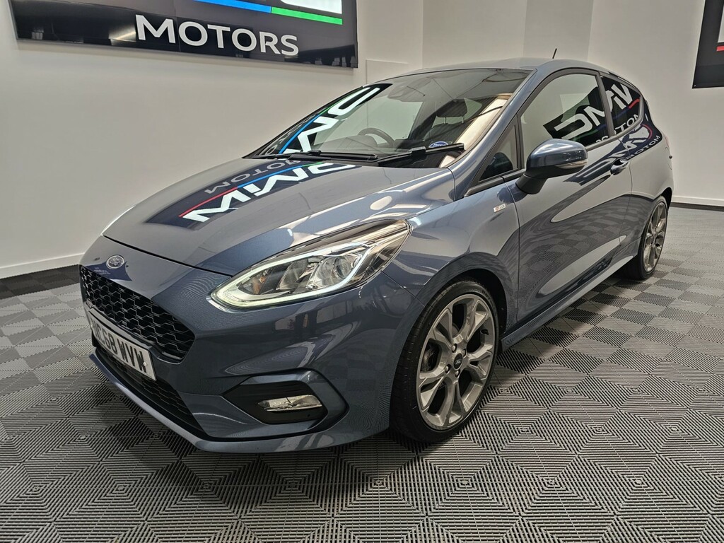 Ford Fiesta 1.0 T Ecoboost St-line X NC68WVW Blue #4