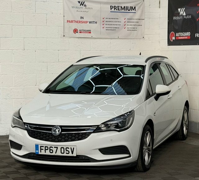 Vauxhall Astra 1.0I Turbo Ecotec Tech Line Nav Sports Tourer FP67OSV White #6