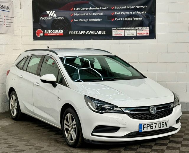 Vauxhall Astra 1.0I Turbo Ecotec Tech Line Nav Sports Tourer FP67OSV White #4