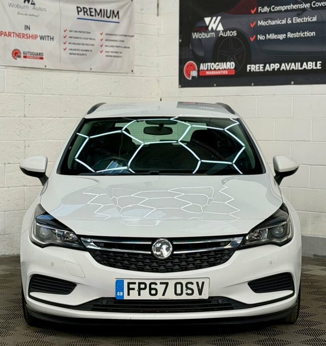 Vauxhall Astra 1.0I Turbo Ecotec Tech Line Nav Sports Tourer FP67OSV White #5