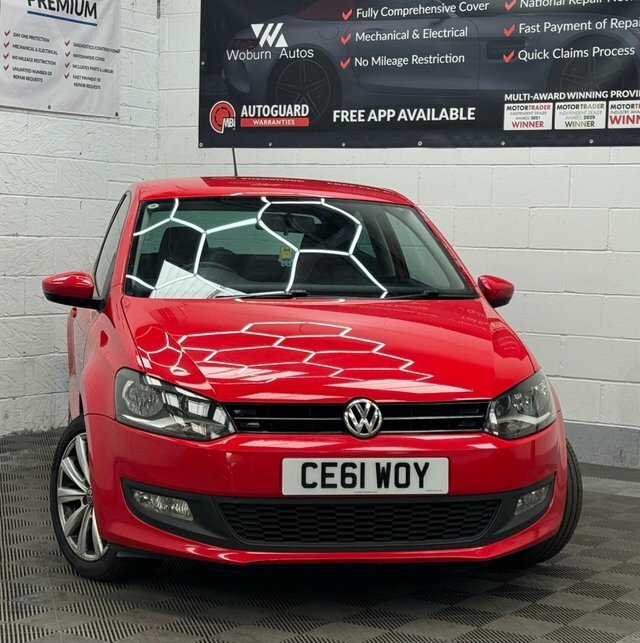 Volkswagen Polo 1.4 Match Hatchback Euro 5 85 P CE61WOY Red #2