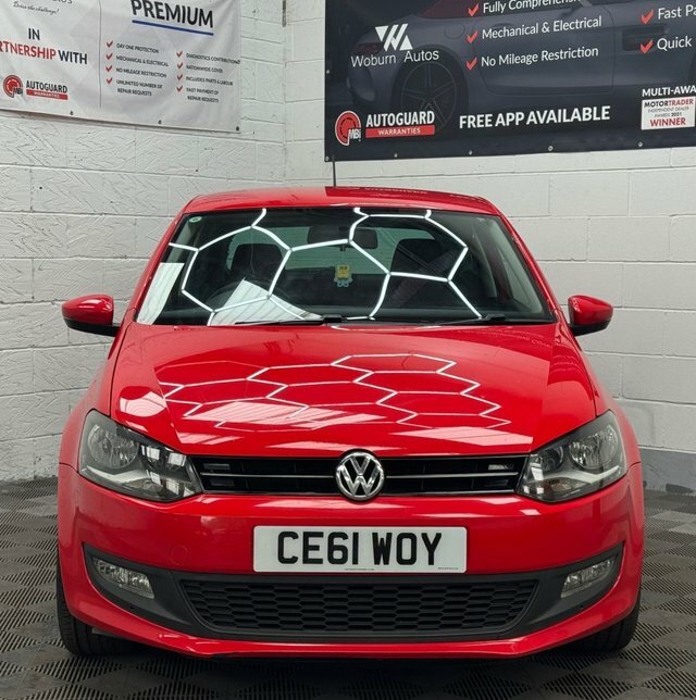 Volkswagen Polo 1.4 Match Hatchback Euro 5 85 P CE61WOY Red #3