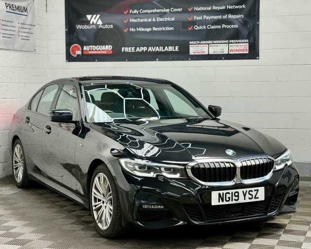 BMW 3 Series 2.0 320D M Sport Saloon Xdrive Eur NG19YSZ Black #4