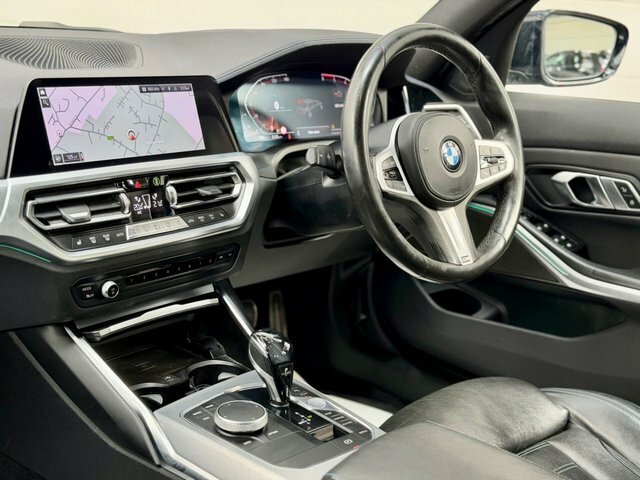 BMW 3 Series 2.0 320D M Sport Saloon Xdrive Eur NG19YSZ Black #2
