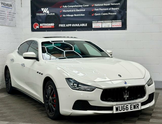 Maserati Ghibli 3.0D V6 Saloon Zf Euro 5 Ss 275 Ps WU66EWR White #4