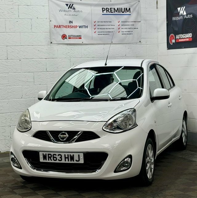 Nissan Micra 1.2 Acenta Hatchback Cvt Euro 5 80 Ps White #6