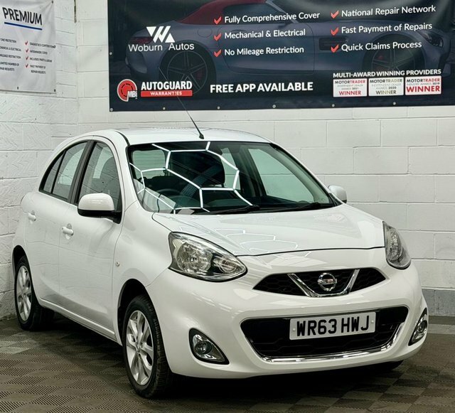 Nissan Micra 1.2 Acenta Hatchback Cvt Euro 5 80 Ps White #4