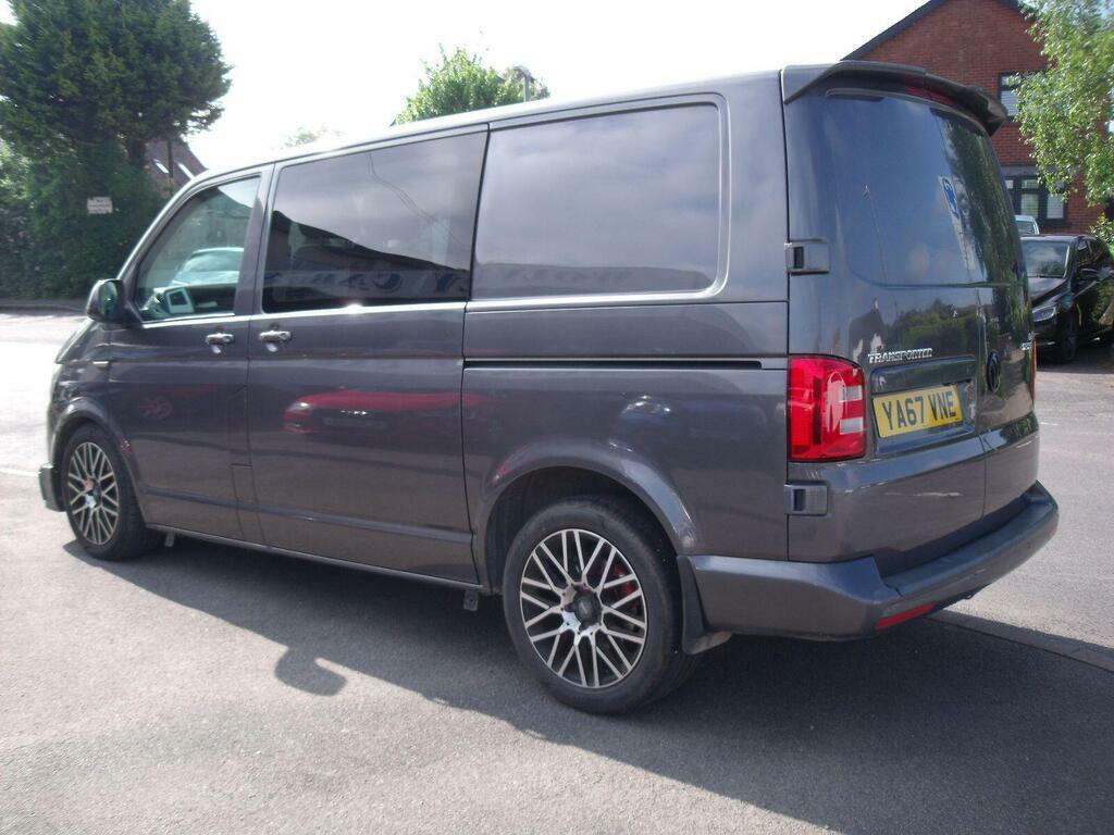 Volkswagen Transporter 2.0 Tdi T28 Bluemotion Tech Highline Fwd Swb Euro YA67VNE Grey #4