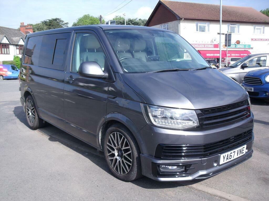 Volkswagen Transporter 2.0 Tdi T28 Bluemotion Tech Highline Fwd Swb Euro YA67VNE Grey #6