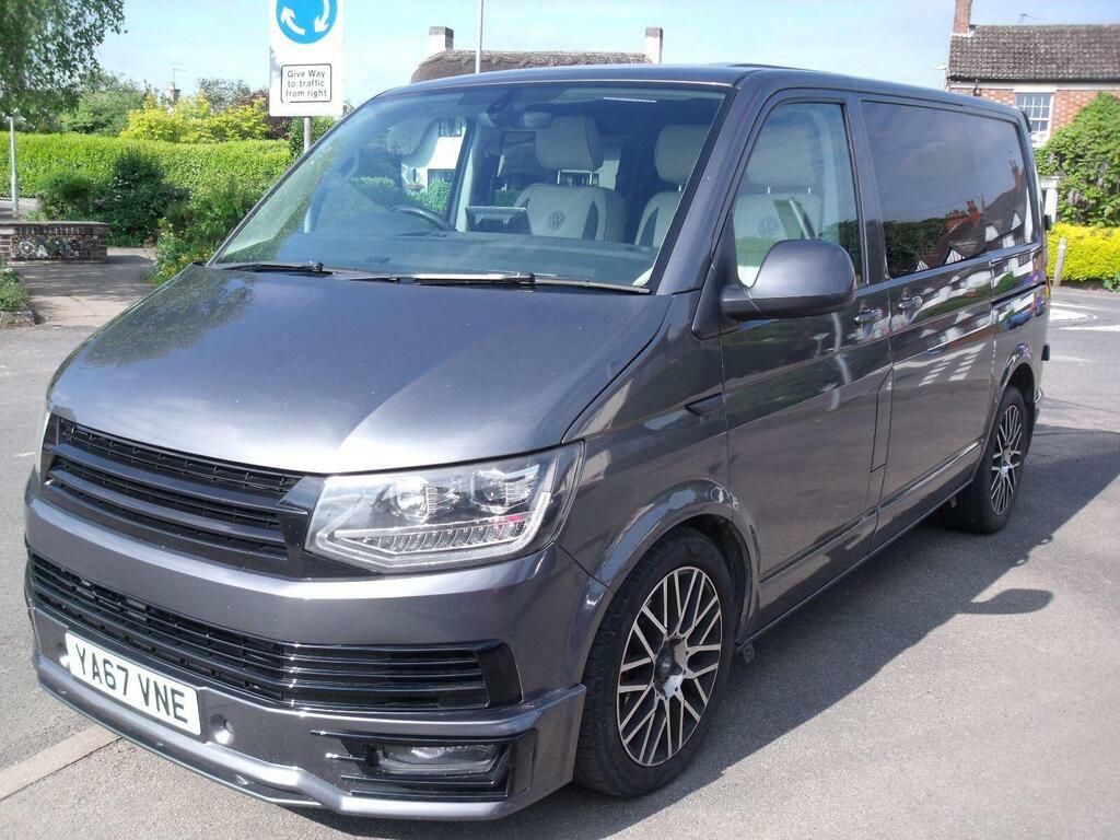 Volkswagen Transporter 2.0 Tdi T28 Bluemotion Tech Highline Fwd Swb Euro YA67VNE Grey #3