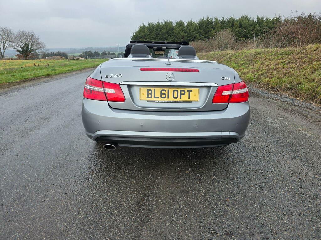 Mercedes-Benz E Class 2.1 E220 Cdi Blueefficiency Sport Cabriolet G-tron BL61OPT Silver #6