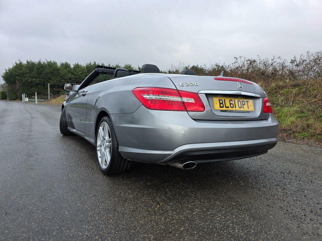 Mercedes-Benz E Class 2.1 E220 Cdi Blueefficiency Sport Cabriolet G-tron BL61OPT Silver #5