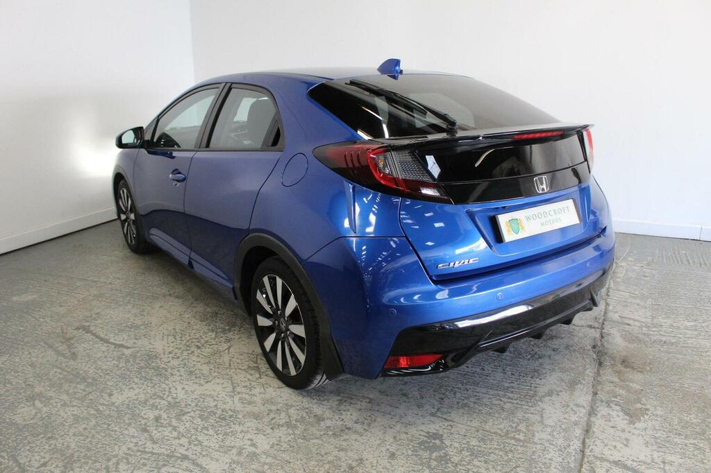 Honda Civic Hatchback 1.8 I-vtec Se Plus Navi Euro 6 YT65GXR Blue #5