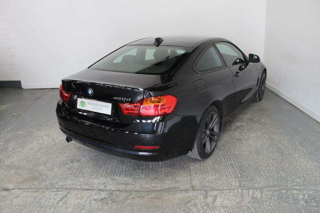 BMW 4 Series Gran Coupe Coupe 2.0 420D Sport Euro 6 Ss 20146 Black #6